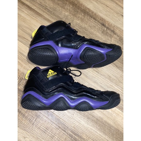 Adidas Top Ten 2000 Lakers Men’s Black Purple Mid-Calf Sneakers Sz 14 main image 12